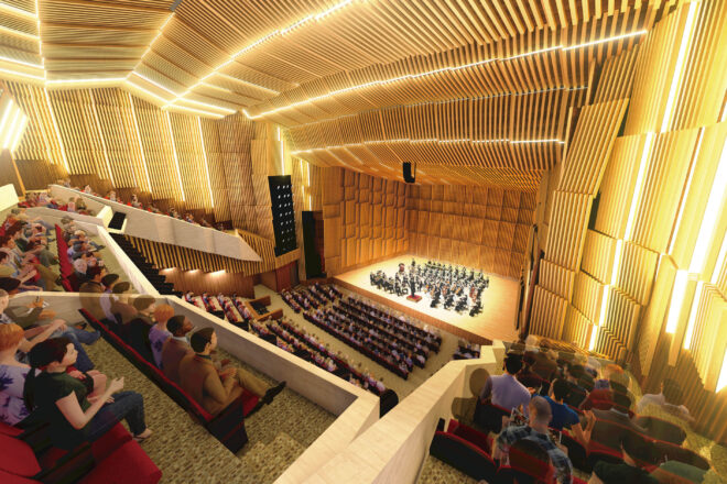 O市文化会館計画案 O市文化会館計画案