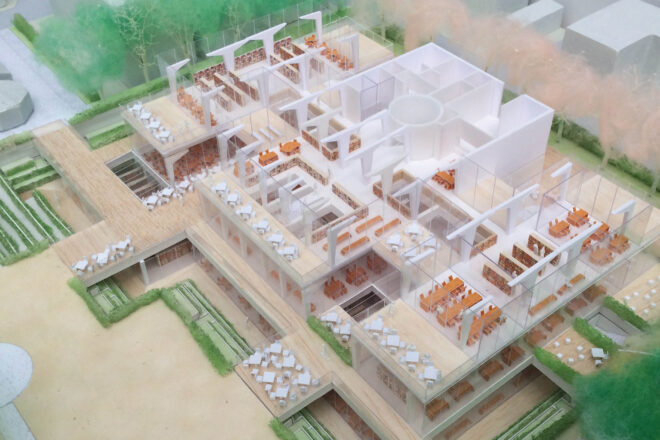 I 区新区立図書館計画案