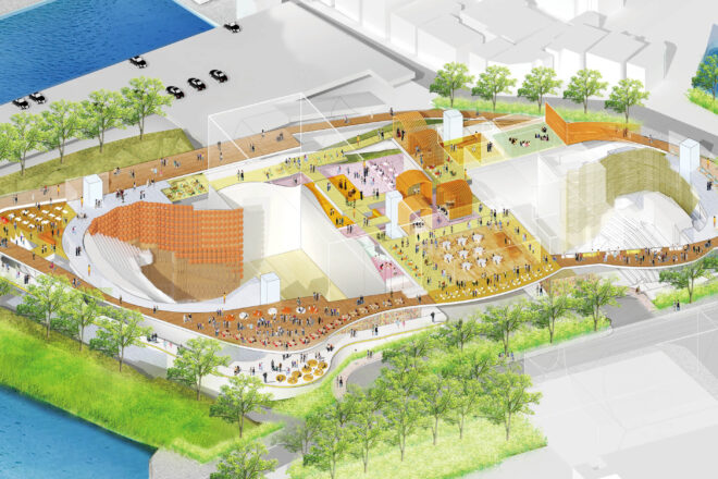 A県新県民会館計画案