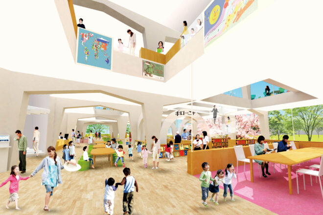 I 区新区立図書館計画案