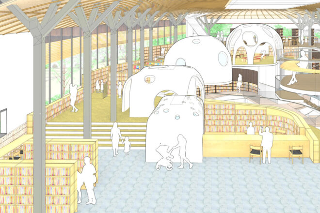 T県M町立図書館